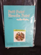 Vintage Alice Godkin Petit Point Needlepoint Pattern 1051 Floral 110x110  - $4.94