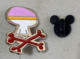 Daisy Duck Skull Crossbones Pink Orange Red Disney Pin Trading - £7.90 GBP