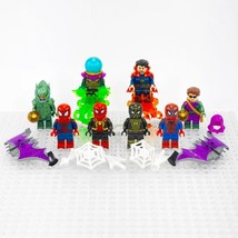 8pcs Spider-Man No Way Home Minifigures Set Green Goblin Mysterio Accessories - £14.88 GBP