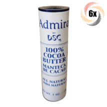 6x Admira By DSC 100% Cocoa Butter Facial Moisturizing Stick | 1oz | All Natural - £17.54 GBP