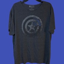 Marvel Captain America t-shirt Gray Blue - Avengers Extra Large Men - $5.68