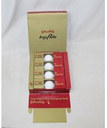 Vintage NOS Spalding Top Flight Golf Balls w/ Card - 1 Box, 4 Packs, 12 ... - £14.78 GBP