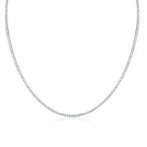 Diana M Jewels 3.00 cts diamond tennis necklace size One Size - €1.833,14 EUR