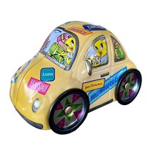 Warner Bros Car Shaped Tin Box Tweety Taz Road Trip Bug Luggage Wheels E... - $141.10 MXN
