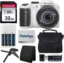 Kodak Pixpro Az255 Digital Camera (White) Point And Shoot Camera Case Transcend - £228.55 GBP