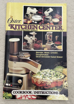Oster Kitchen Center 1984 Owners Manual Instructions Cookbook - £9.86 GBP