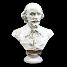 William Shakespeare bust 18" Museum Sculpture Replica Reproduction - $226.71
