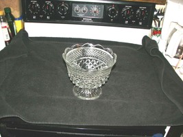 Wexford Pedestal Bowl, Diamond Pattern 8" x 6.5" - £11.75 GBP