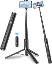 Toneof 67&quot; Cell Phone Selfie Stick Tripod,Smartphone Stand All-In-1 With... - $31.95