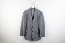 Vtg 70s Streetwear Mens 40R Distressed Wool Blend Suit Coat Blazer Jacke... - $39.55