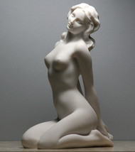 Statua figura statua donna nuda sexy donna arte erotica marmo fuso - £38.25 GBP