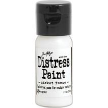 Tim Holtz Distress Paint Flip Top 1oz-Picket Fence - $13.02