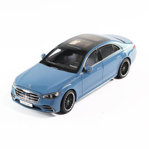 S-Class Sedan Long V223 Vintage Blue Mercedes-Benz 1:18 Model Car - $217.79