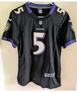 Nike On Field Joe Flacco Baltimore Ravens Black Stitched Jersey #5 Size ... - £38.83 GBP