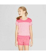 C9 by Champion Girls Color Block Super Soft Tech T Shirt Pink Size Med 7... - £8.22 GBP