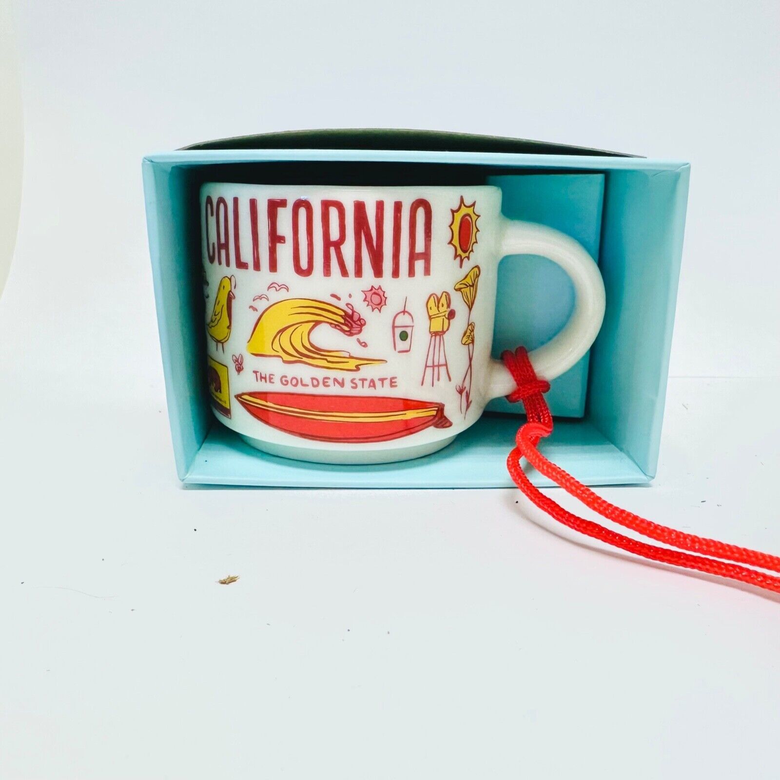 Starbucks California Coffee Mug Christmas Ornament Been There Collection 2 Oz - $33.66