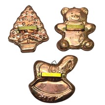 Copper Style Kitchen Molds Vintage Wall Decor Cookie Cutters Bear Tree H... - $19.96