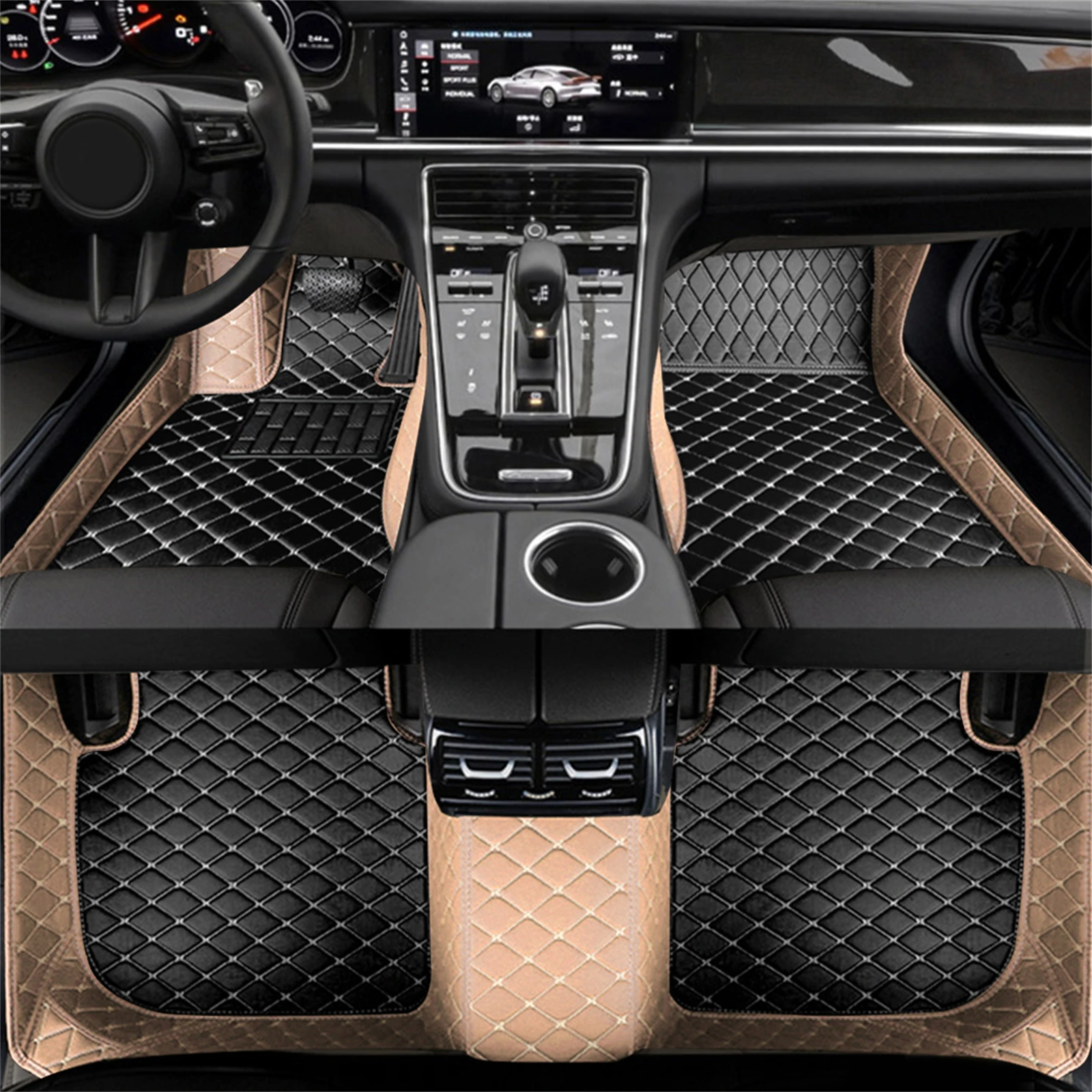 Stom style car floor mats for bmw x1 e84 2009 2015 year interior accessories carpet two thumb200