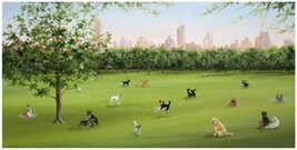 Bruce Teleky Tails of Central Park by Carol Saxe 20"x10" Art Print Poster - $6.93