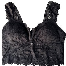 Gilly Hicks Black Lace Bralette L  Abercrombie &amp; Fitch Lingerie Sexy Pad... - $18.89