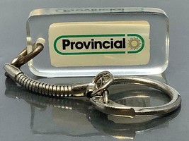 Vintage Promo Keyring LOTO-QUEBEC Keychain Provincial Ancien Porte-Clé Lottery - £6.17 GBP