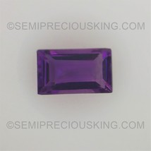 Natural Amethyst African Baguette Step Cut 5X3mm Indigo Purple Color VVS Clarity - £3.40 GBP