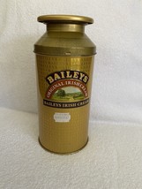 Baileys Irish Cream 10&quot; Gold Metal Milk Tin Can W/Paper Filter 750 ML Ireland - £9.57 GBP