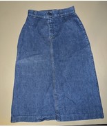 Vintage LeSoleil Denim Jean Skirt Women’s Size 9 Style 9711 - $40.74 CAD