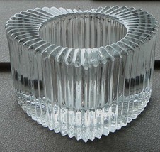 Nice Pressed Glass Votive Candle Holder, VG COND - £3.86 GBP