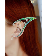 Elf ear cuffs no piercing, Fairy ear cuff earring, elven ear wrap - $42.00+