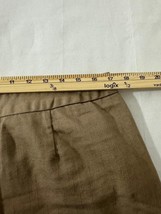 Cato Women's Brown Side Zipper Rear Slit Pull-On Skirt Size 14 Measured Waist 34 image 12