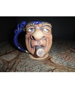 Ceramic Cigar Man Coffee Mug 4.75&quot; H New # 001 - $85.00