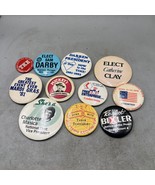 LOT OF (11) Eleven  DIFFERENT  Political Election Pins  Nevada Rare 1970-80 - $29.69