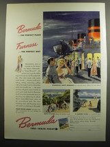 1952 Bermuda Tourism Ad - Bermuda ..the perfect place Furness ..the perfect way - £14.62 GBP