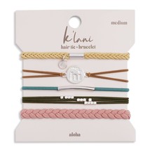 K&#39;lani Aloha Bracelets for Women – Elastic Bracelets and Boho Hair Ties ... - $22.76