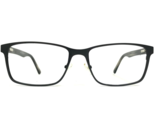 Robert Mitchel XL Eyeglasses Frames RMXL 6002 BK Black Brown Square 58-1... - $46.53