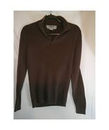 Adult Men&#39;s Levi Red Tab Sweater Quarter Zipper Gray Nice Warm Comfortab... - $418.86 MXN