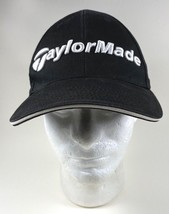 TaylorMade R7 Black w/Red White Embroidered Metal BackStrap Golf Hat Cap - £13.60 GBP