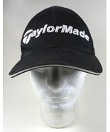 TaylorMade R7 Black w/Red White Embroidered Metal BackStrap Golf Hat Cap - £14.50 GBP