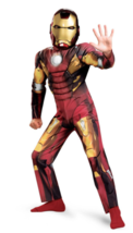 DISGUISE IRON MAN MARK VII MUSCLE CHILD HALLOWEEN COSTUME SIZE M 7-8 - $544.42 MXN