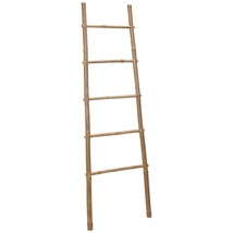 Bamboo Ladder Rack, 60H", Yellow - £51.90 GBP