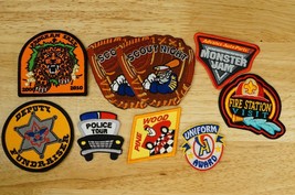 BSA Boy Scouts Souvenir Patch Lot Police Tour Fire Station Scout Night D... - $14.84