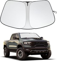 Fit For Dodge RAM 1500 2010-2024 2024 Upgrade Front Windshield Sunshade Fit for - £30.46 GBP