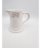 pfaltzgraff Wyndam China Pitcher With Pink And Silver Flowers - $25.42 CAD