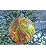 Hanging Glass Ball 6&quot; Diameter &quot;Sunburst&quot; Friendship Ball (1) #125 - $466.48 MXN
