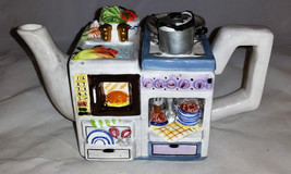 Ceramic Kitchen Counter Stovetop Tea Pot - $7.00
