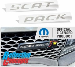 SCAT PACK Grille Emblem Overlay Decal Stickers for Dodge Charger - $12.49