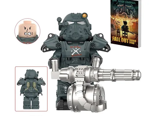 CStore Power Armor Grey Fallout Video Game TV Show Minifigure Action Figures - $8.00