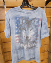 Vintage Made in USA wolf tee The Mountain - £7.86 GBP