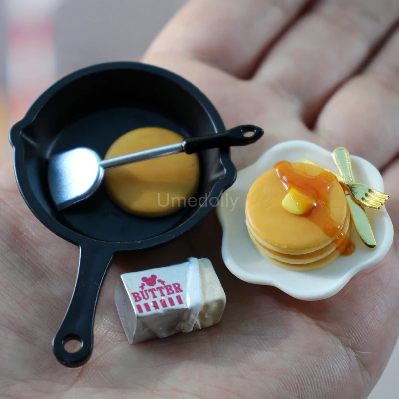 1 Set 1/6 Scale Miniature Dollhouse Muffin Butter Mini Play Food for Blyth BJD - £10.57 GBP